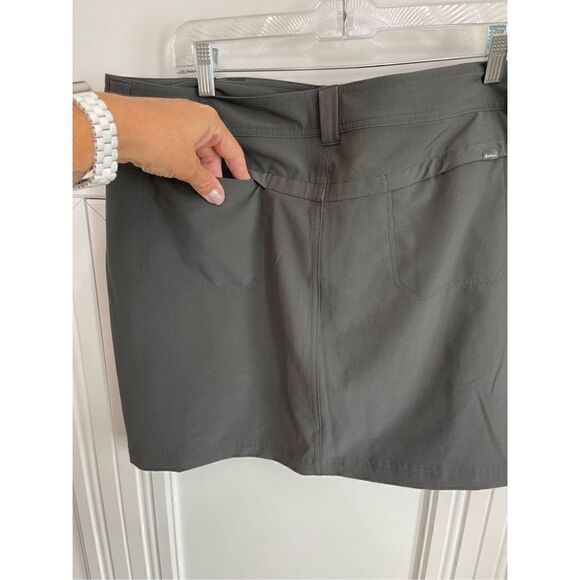 Eddie Bauer Gray Stretch Golf Skirt‎ with Pockets Size 16 - Picture 5 of 7